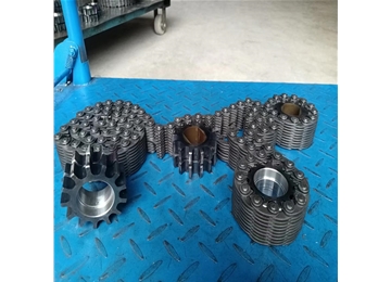 寧津縣榮達機械齒形鏈條鏈輪CL12節(jié)距19.05毫米內導19片高速靜音鏈條