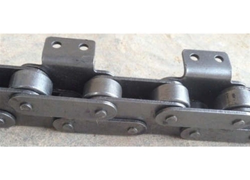 鏈號08B 節(jié)距12.7毫米的帶彎板鏈條