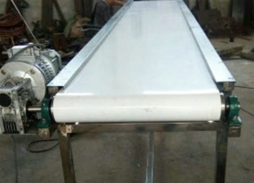 白色皮帶輸送機(jī) 材質(zhì)PU，耐高溫，耐腐蝕酸堿